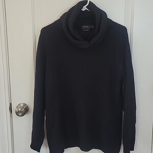 Polo Ralph Lauren Black Washable Cashmere Turtleneck Sweater